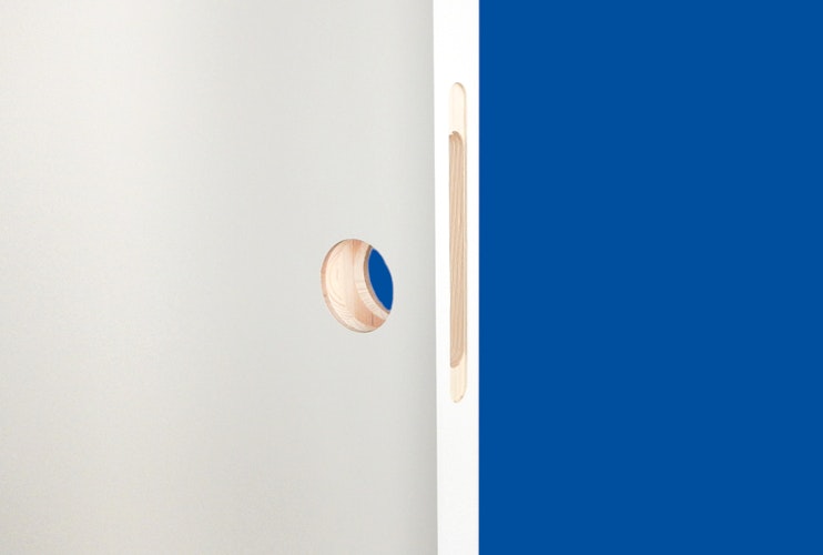 Eclisse Griffmuschel für WC-Türen (einseitige Notöffnung)