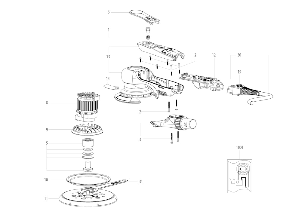 Explosionszeichnung Ersatzteile