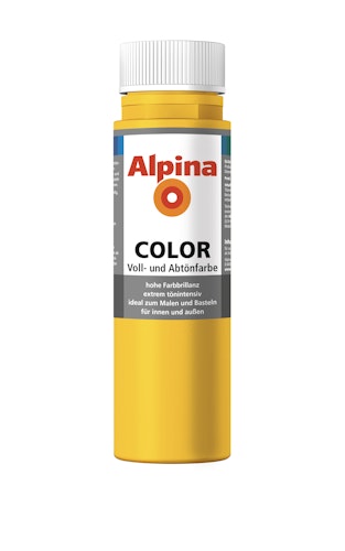 Alpina Color Abtönfarbe "Lucky Yellow"