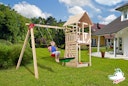 Vorschaubild Weka Tabaluga Drachenturm mit Satteldach inkl. Schaukel und Sandkasten