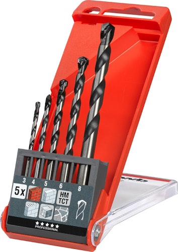 kwb ROCKER Bohrer-Kass. 3-8, 5-tlg 44300