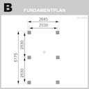 Vorschaubild Karibu Pavillon Carport Kirn 1/2/3 - KDI