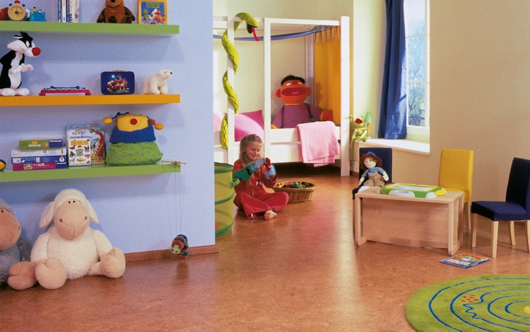 KWG Q-exclusivo Barriga natur handf. Natural Shield Kork-Fertigparkett 90x30 cm