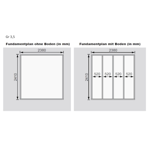 Karibu Woodfeeling Gartenhaus Askola 2/3/3,5/4/5 m. 240 cm Schleppdach/Seiten- und Rückwand in Lamellenoptik