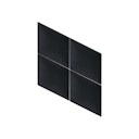 Vorschaubild Mollis Polsterpaneel Schwarz  30x30 cm