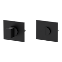 Vorschaubild Griffwerk FRAME | DESIGN MANUFAKTUR ROSETTE -Graphitschwarz Rosettenpaar eckig -Prontofix -WC