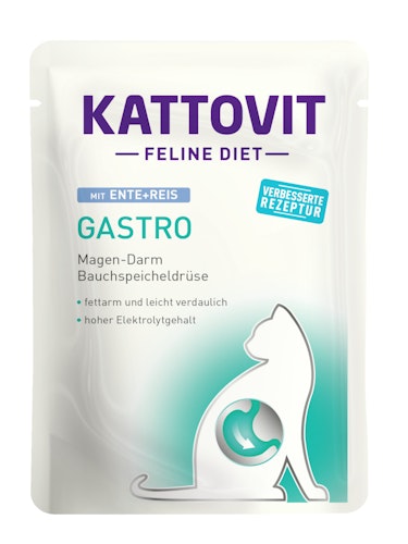 KATTOVIT Feline Diet Gastro 85g Beutel Katzennassfutter Diätnahrung