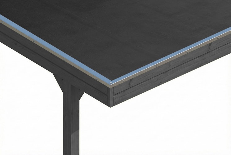 Skan Holz Friesland - Flachdach Carport aus Nadelholz Breite 320 cm