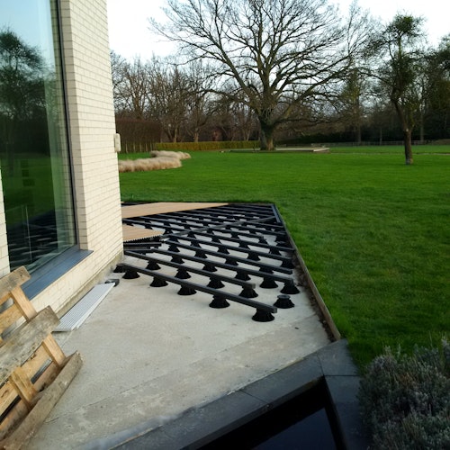Millboard® PlasPro Unterkonstruktion Schwarz 50 x 50 x 2400 mm