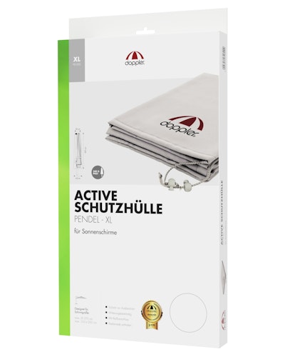 doppler Schutzhülle ACTIVE Pendel XL, 100 % Polyester Grau