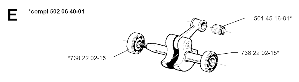 Explosionszeichnung Ersatzteile