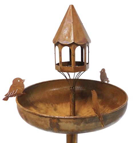 Badeko Vogeltränke „Tim“ in Edelrostoptik