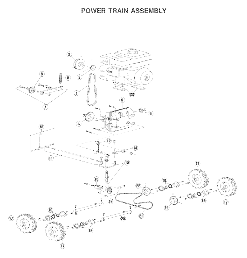 Explosionszeichnung Ersatzteile
