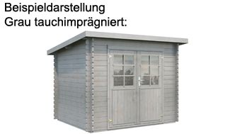 Palmako Gartenhaus Grau tauchimprägniert Palmako Gartenhaus Grau tauchimprägniert