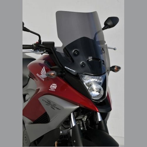 ERMAX Windschutzscheibe Acrylic durchsichtig Grau getönt für HONDA VFR800X Crossrunner