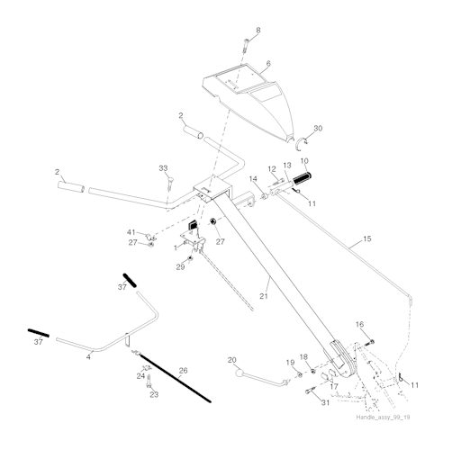Husqvarna Motorhacken 96093001800 DRT900