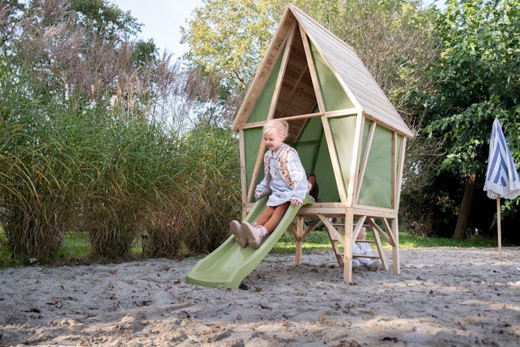 EXIT Spielhaus Yuki 350 mit Rutsche und Matschküche