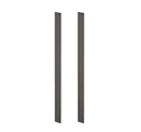 Vorschaubild Griffwerk LUCIA GST -Kaschmirgrau Griffleisten-Paar -Sensat. -für Glas -Länge: 430mm