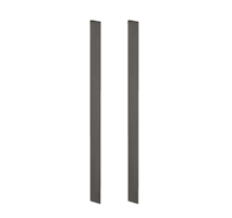 Griffwerk LUCIA GST -Kaschmirgrau Griffleisten-Paar -Sensat. -für Glas -Länge: 430mm