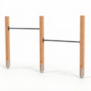 Vorschaubild EXIT Linea Robust 110 Doppel-Holz-Reckstange