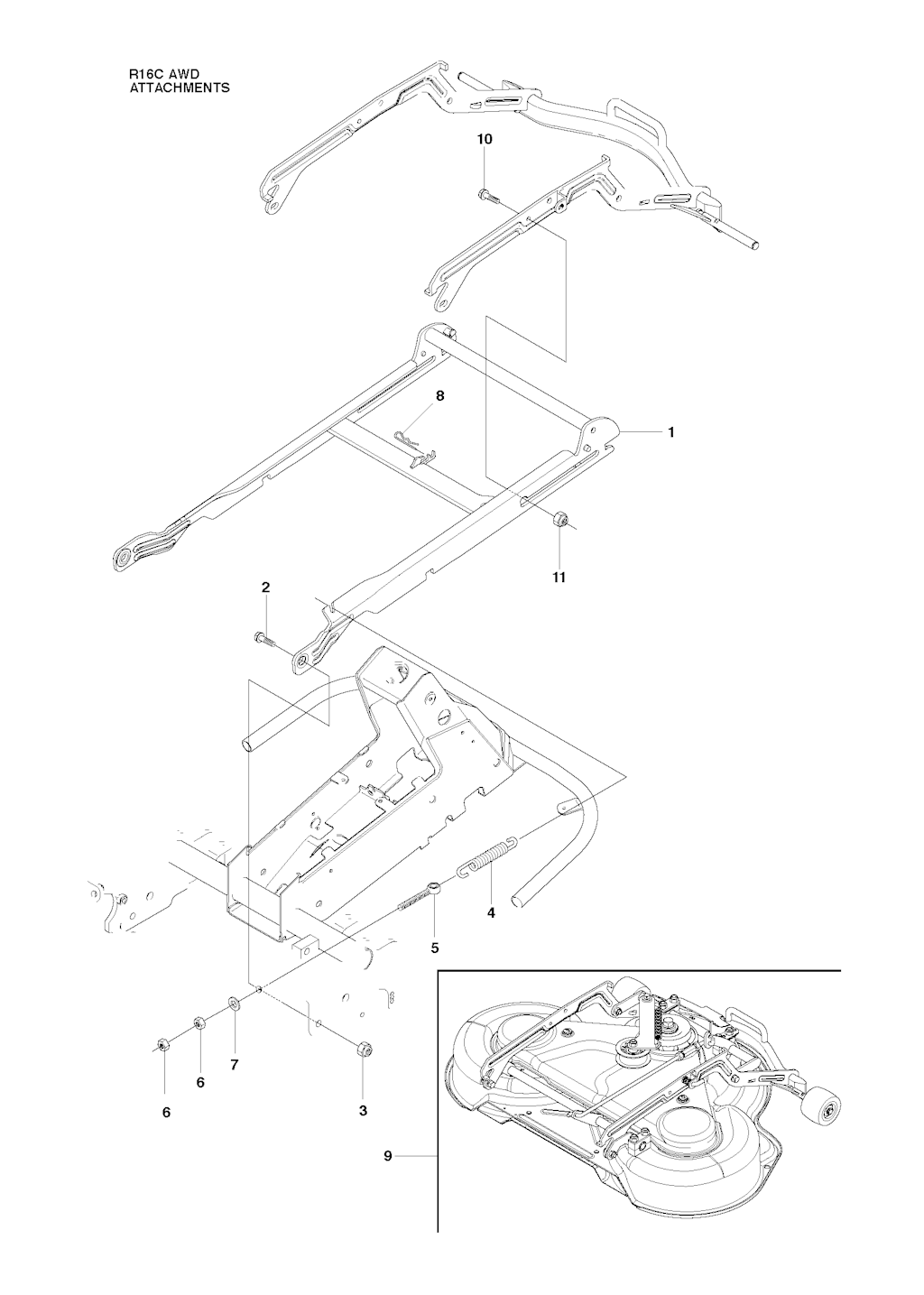 Explosionszeichnung Ersatzteile