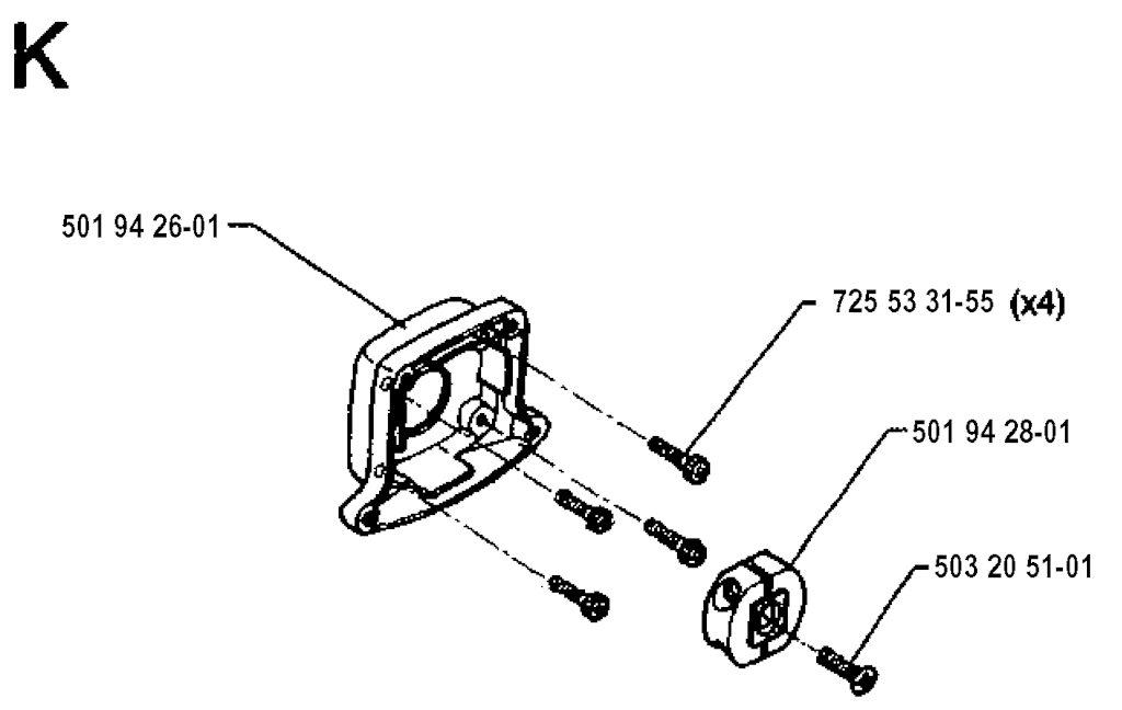 Explosionszeichnung Ersatzteile
