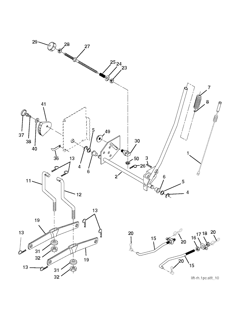 Explosionszeichnung Ersatzteile