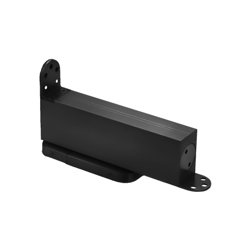 Griffwerk Pivot Holz- Bodenplatte schwarz Holztürschließer SET- einstellbar- hydraulisch -100kg- mind. 40mm