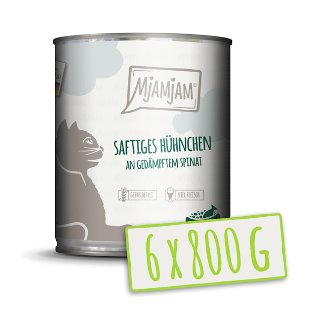 MJAMJAM Leckere Mahlzeit 800g Dose KatzennassfutterVorschaubild