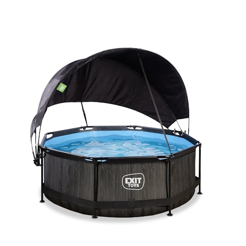 Exit Rahmenpool mit Kartuschenfilteranlage und Sonnensegel