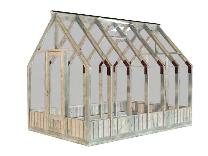 Palmako Gewächshaus / Pavillon / Glashaus Emilia 8,2  m² - 18 mm