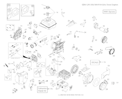 Husqvarna Schneefräsen/Fräsen 96193009302 ST 327T