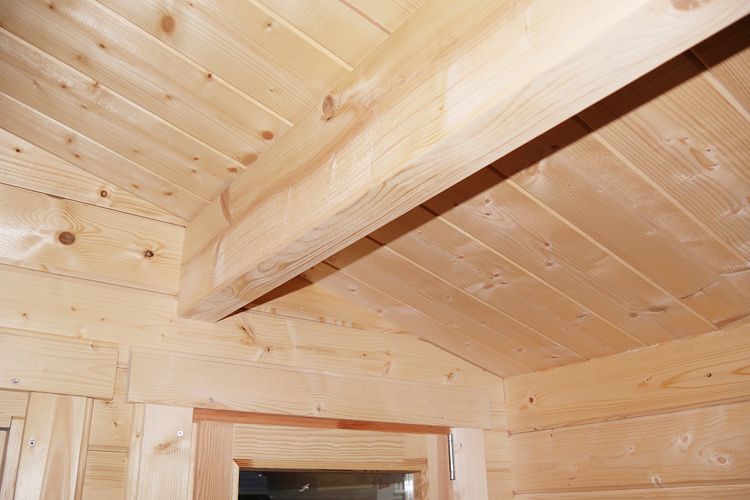 Wolff Finnhaus Gartenhaus Tirol 70 mit Seitendach