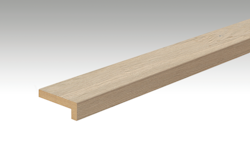 MEISTER Echtholzfurnier-ummantelte Profile Winkelabdeckleiste 2380 x 22 x 60 mm 20143 Eiche weiß