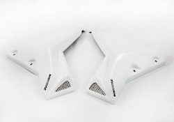 BODYSTYLE Sportsline Kühlerseitenverkleidung  ABS Kunststoff weiß für YAMAHA MT-07 