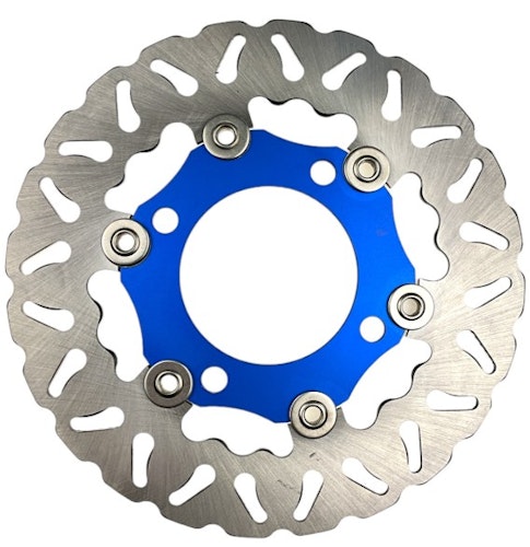 Schwimmende Bremsscheibe 220 mm (4-Loch, blau)