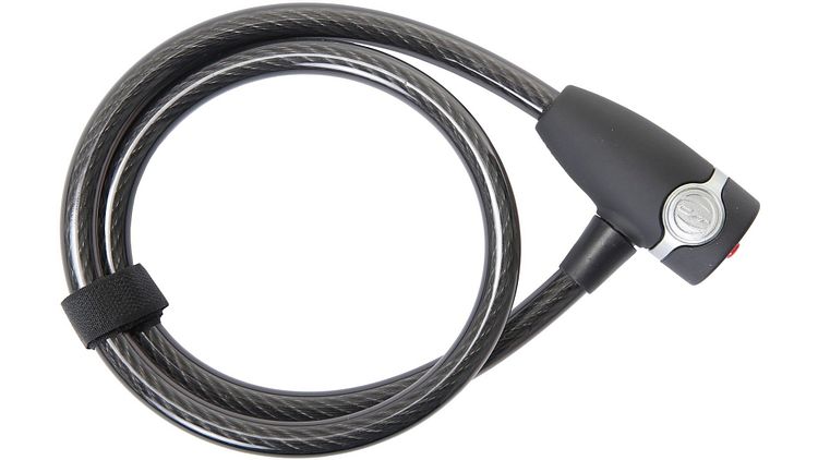 CONTEC Kabelschloss EcoLoc 85 cm grau Ø 12 mm, Sicherheitsstufe: 4