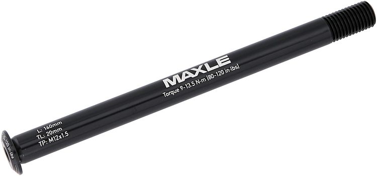RockShox Hinterradsteckachse Rear Maxle Stealth 12 x 142 mm schwarz 160 lang, 1,5 Gewindesteigung, Road