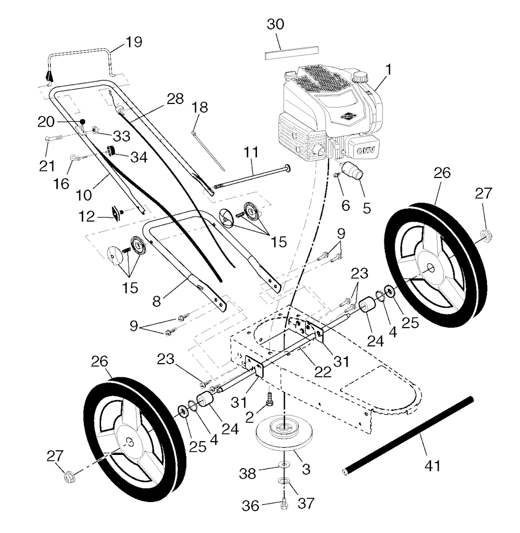 Explosionszeichnung Ersatzteile