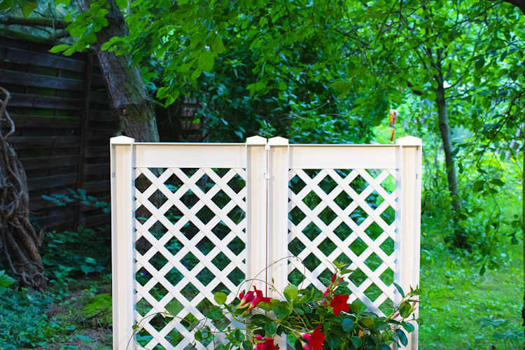 KHW Pflanzkasten klein mit Spalier 43 cm - 2er Set