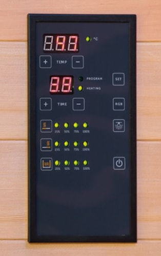 VITALhome Infrarotkabine Sunlight 155 Ecke inkl. 5-teiligem gratis Zubehörset