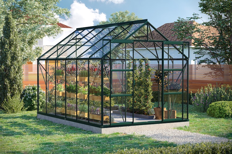 Vitavia Gewächshaus Uranus 9900 inkl. 4 Dachfenstern - 9,9 m²