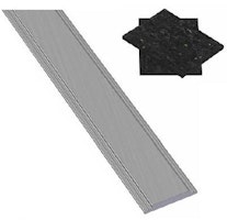 OSMO Nut-Abdeckleiste für Aluminiumpfosten inkl. Gummipads