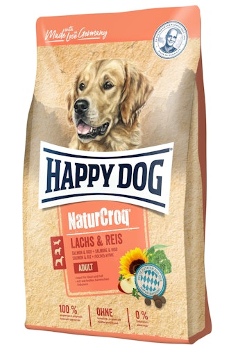 HAPPY DOG NaturCroq Lachs & Reis Hundetrockenfutter