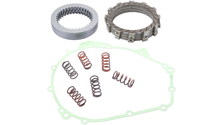 TRW Reparatursatz Kupplung MSK248, 10 Reibscheiben, 6 Federn, 9 Stahlscheiben, plus Ausgleichskit