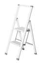 Vorschaubild Wenko Alu-Design Klapptrittleiter 2-stufig, weiß