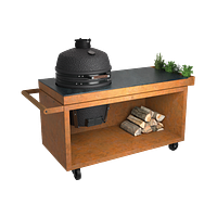 OFYR Kamado Table Corten 150 PRO+ Corten Ceramic Dark