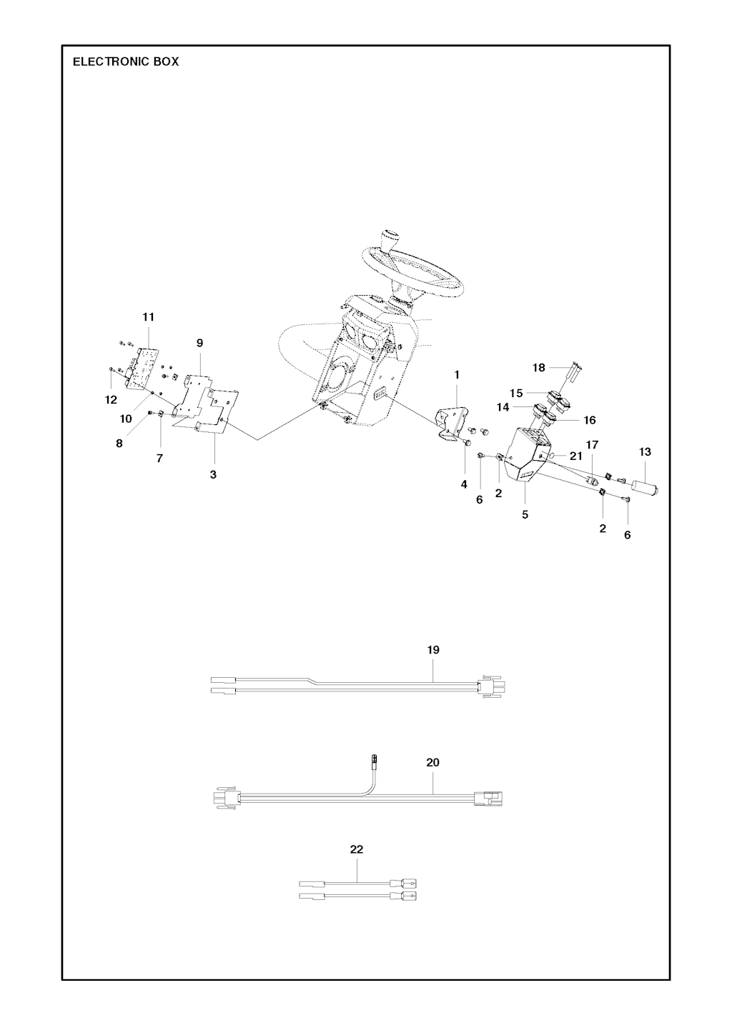 Explosionszeichnung Ersatzteile