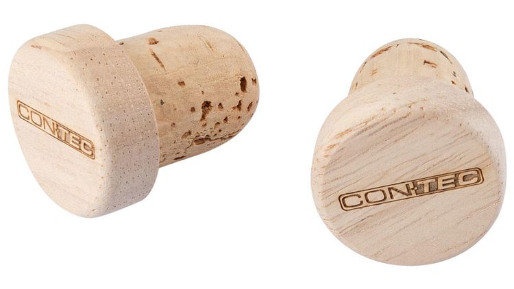 CONTEC Lenkerstopfen Classic.Plug braun