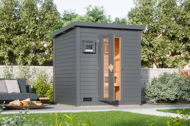 Karibu Gartensauna Saunahaus Hytti 2 inkl. gratis Sauna-Zubehörset im Wert von 234,94 €